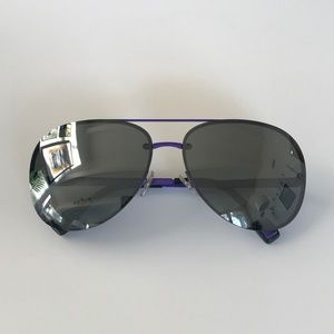 D&G Purple Mirrored Aviator Sunglasses Never Worn